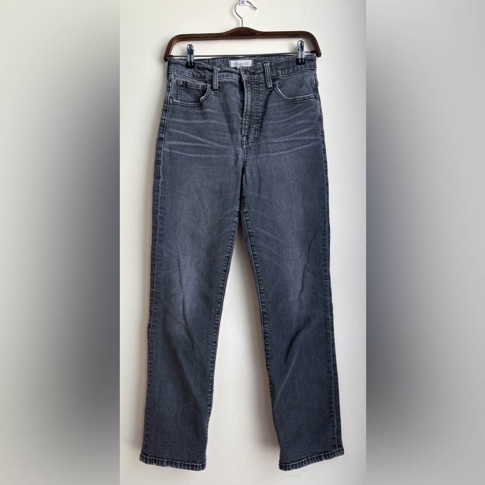 Madewell The Perfect Vintage Crop Gray Denim Jeans‎ Size 26